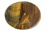 1.5" Size Polished Tiger's Eye Worry Stones  - Photo 3